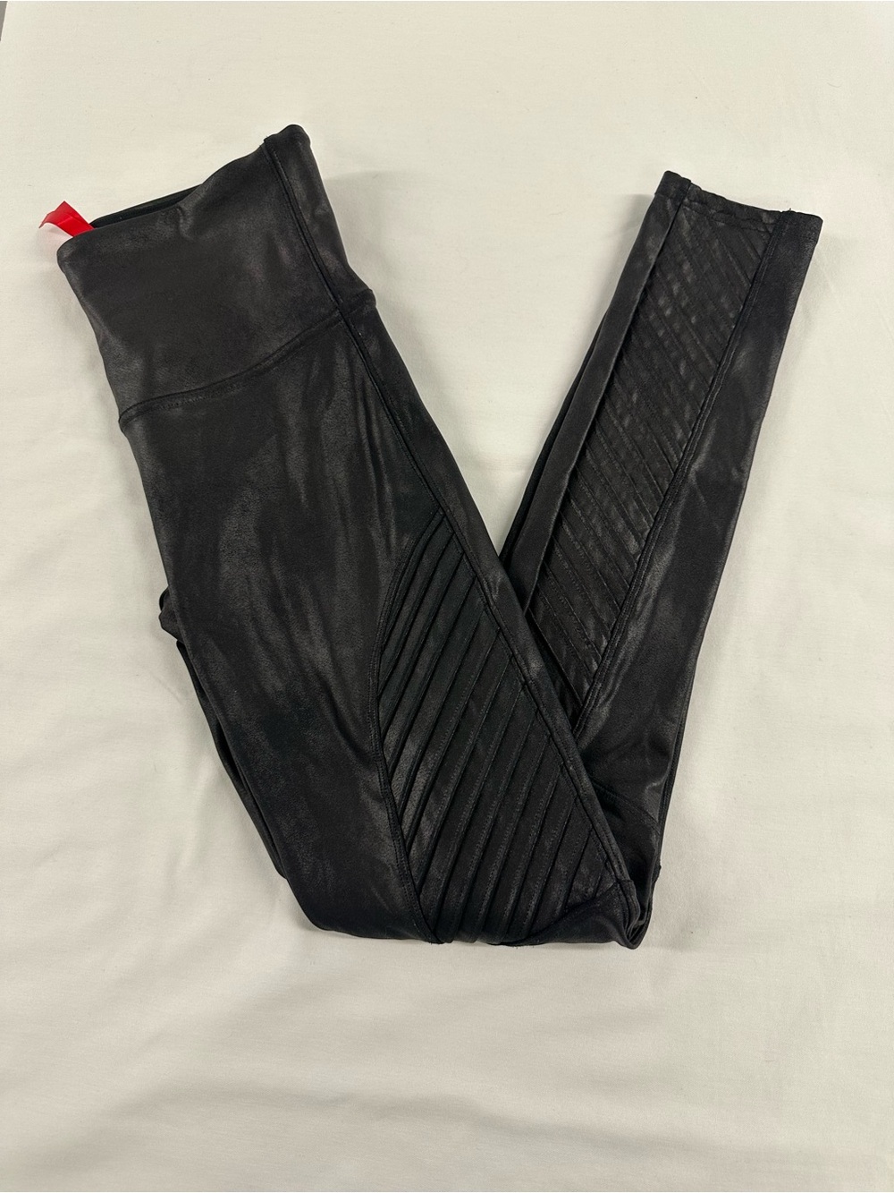 🖤❤️ SPANX Faux Leather MOTO Leggings in Very Black 🖤❤️